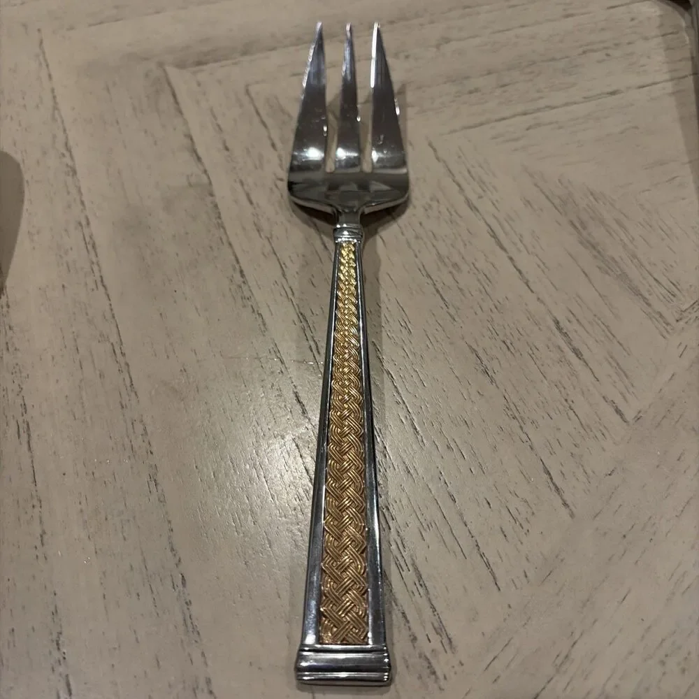 KELLS GOLD by Waterford Stainless 4 Piece M/M Set - made In Korea - Picture 4 of 6